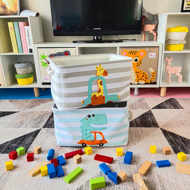 Foldable Cartoon Toy Storage Basket